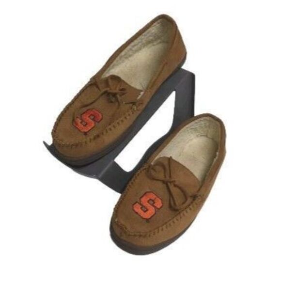 SU Syracuse University NCAA Women 10  Moccasin Slippers Logo - Picture 1 of 10